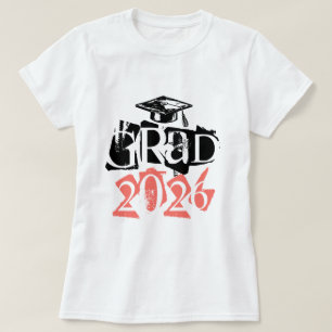 T-shirt Classe de graduation de la typographie corallienne