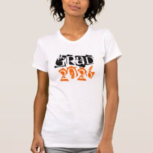 T-shirt Classe de graduation de texte grad grunge 2015