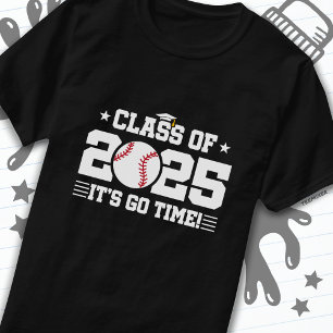 T-shirt Classe de Graduation du joueur de baseball de 2025