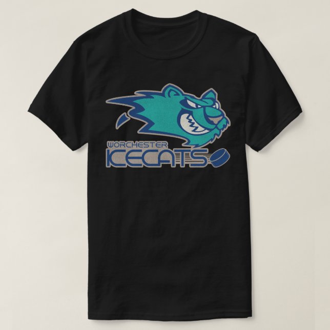 T-shirt Classe de hockey sur glace Worchester Ice Cats Ret (Design devant)