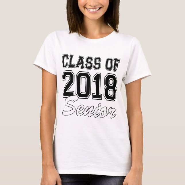 T-shirt Classe de l'aîné 2018 (Devant)
