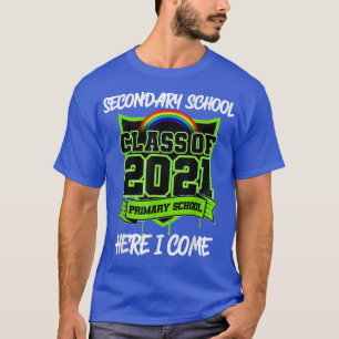 T-shirt Classe de l'école primaire de 2021 école secondair