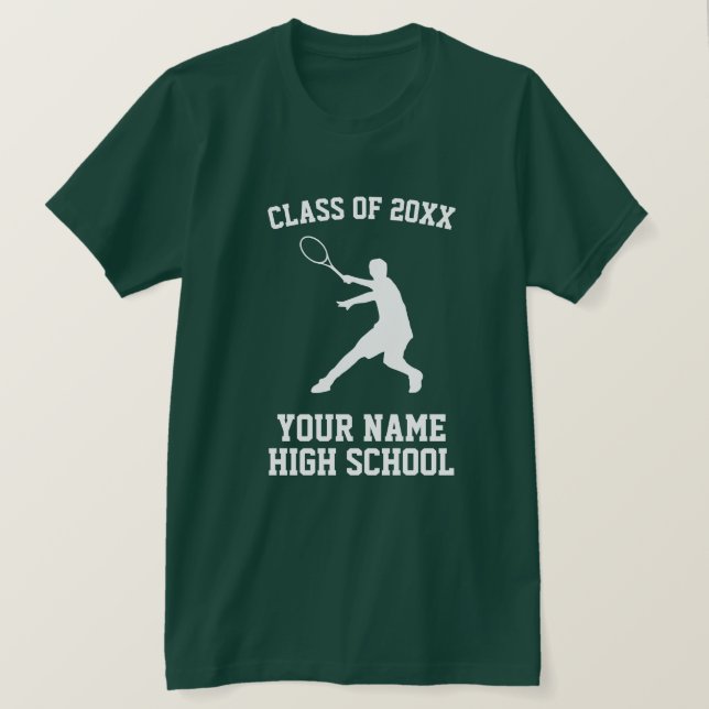 T-shirt Classe de lycée de la chemise de tennis 20xx (Design devant)