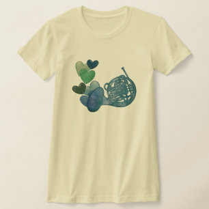 T-shirt Classe de musique de groupe de cor d'harmonie