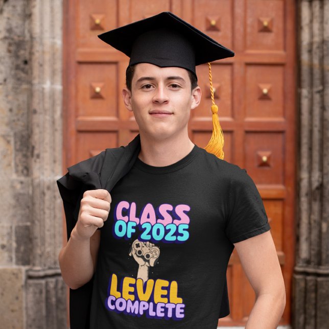 T-SHIRT CLASSE DE NIVEAU 2025 DIPLÔME COMPLET (Créateur téléchargé)