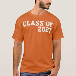 T-shirt classe de remise de diplômes 2027 cadeau 1