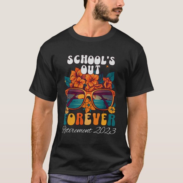 T-shirt Classe De Retraite De L'École De 2023 (Devant)