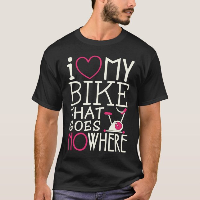 T-shirt Classe de rotation Love My Bike Indoor Vélo de rot (Devant)