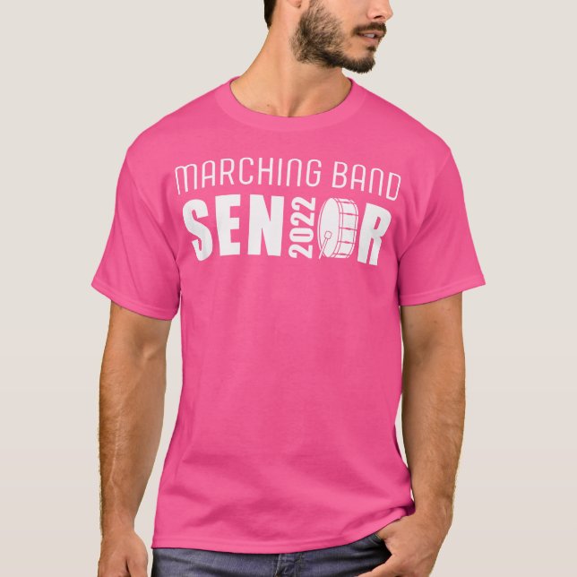 T-shirt Classe De Tambour De Basse Senior De 2022 Marching (Devant)