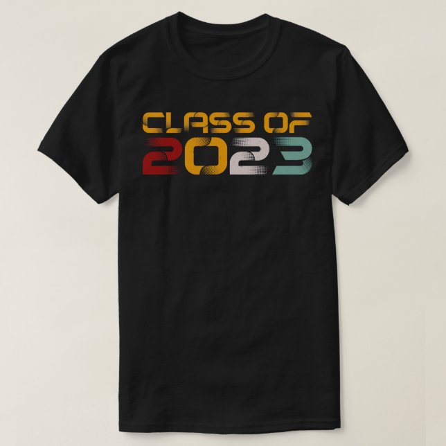 T-shirt Classe De Texte Rétro 2023 (Design devant)