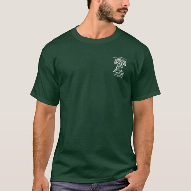 T-shirt Classe de troupe B - Vert forêt (logo avant unique (Devant)