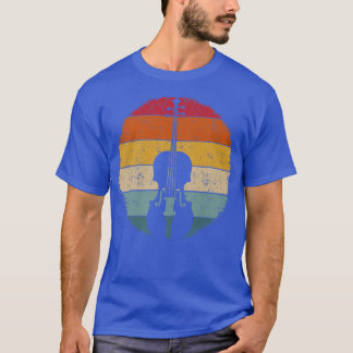 T-shirt Classe de violon rétro vintage violoniste joueur d