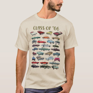 T-shirt Classe de voitures classiques 1966