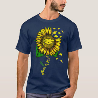 T-shirt Classe d'études supérieures de tournesol de 2024