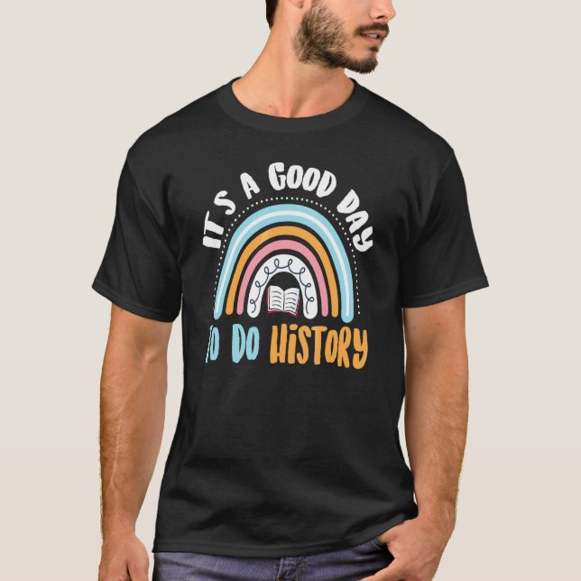 T-shirt Classe d'histoire disant au professeur d'histoire  (Devant)