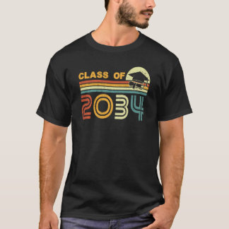 T-shirt Classe Drôle De 2034 Croissance Avec Moi Maternell