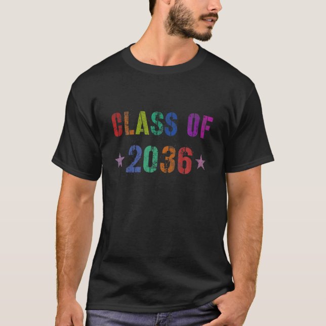 T-shirt CLASSE Drôle De 2036 Toddler Team Future Graduatio (Devant)