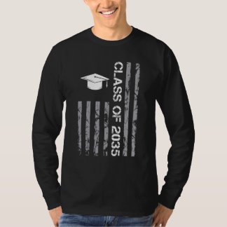 T-shirt Classe du drapeau américain 2035 Premier jour de l