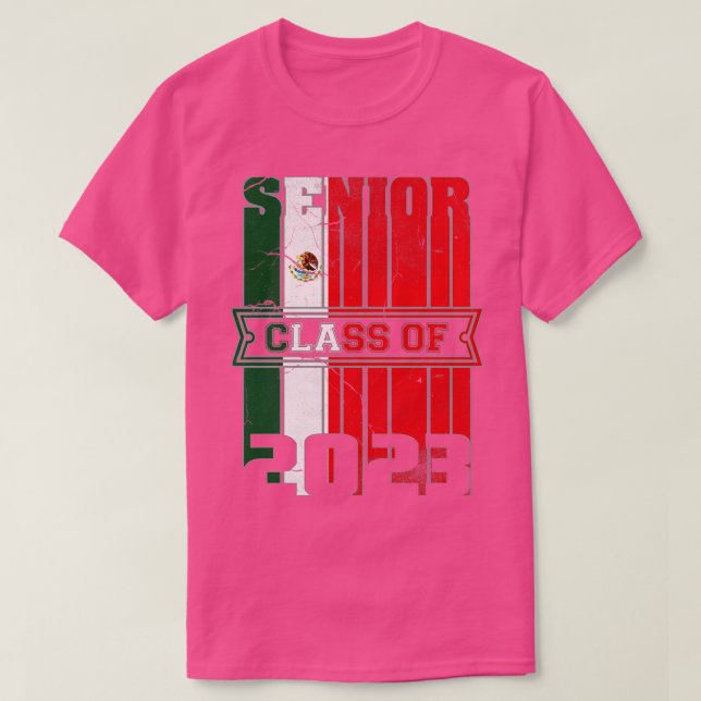 T-shirt Classe du drapeau mexicain 2023 (Design devant)