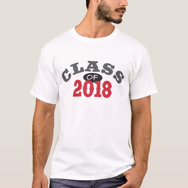 T-shirt Classe du rouge 2018 (Devant)