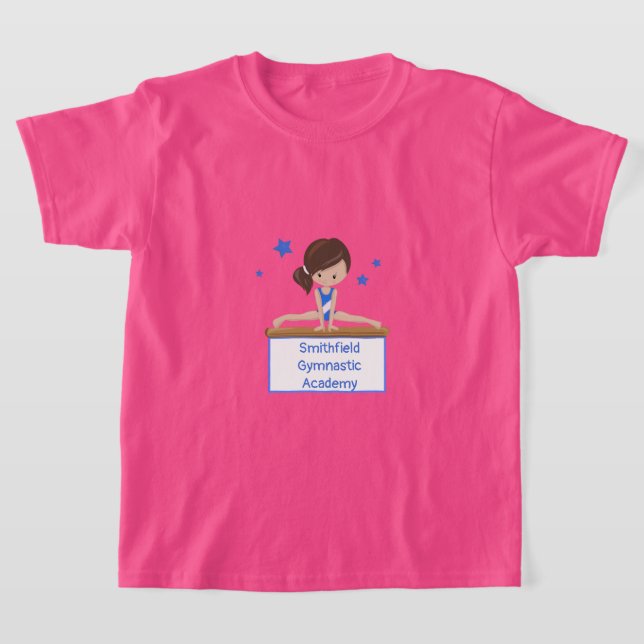 T-shirt Classe École de gymnastique Académie Texte personn (Poser)