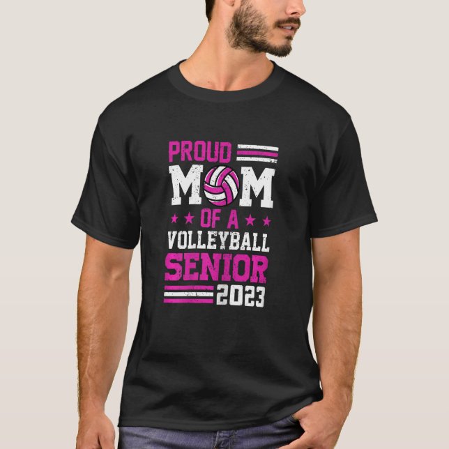 T-shirt Classe féminine senior 2023 Volleyball Maman de 20 (Devant)