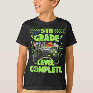 T-shirt Classe Gamer Complète De 5E Année De 2023 Gradu