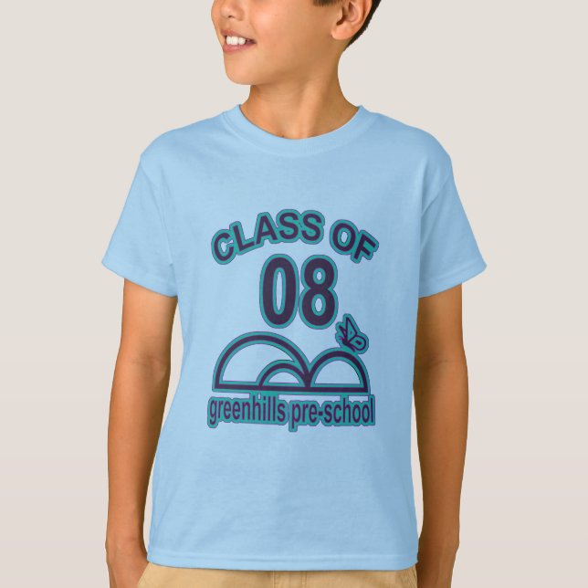 T-shirt classe greenhills de 08 ment (Devant)