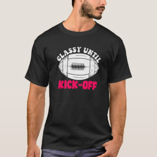T-shirt Classé Jusqu'Au Kickoff Jour de Football Américain