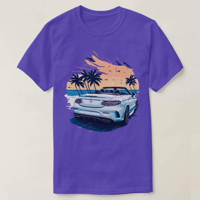 T-shirt Classe Mercedes Blancs C (Design devant)