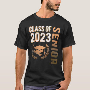 T-shirt Classe Of 2023 Senior Year 23 Melanin Hbcu Colors 