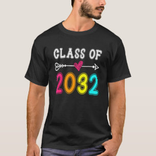 T-shirt Classe Of 2032 Pre K Graduate Preschool Graduation