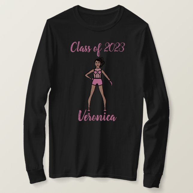 T-shirt Classe personnalisée de Chemise Majorette Bonus (Design devant)