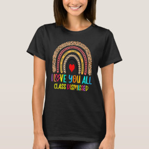 T-shirt Classe Rejetée Joyeuse Dernière Journée De L'Ensei