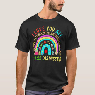T-shirt Classe Renvoi Jour Dernier École Enseignant Étudia