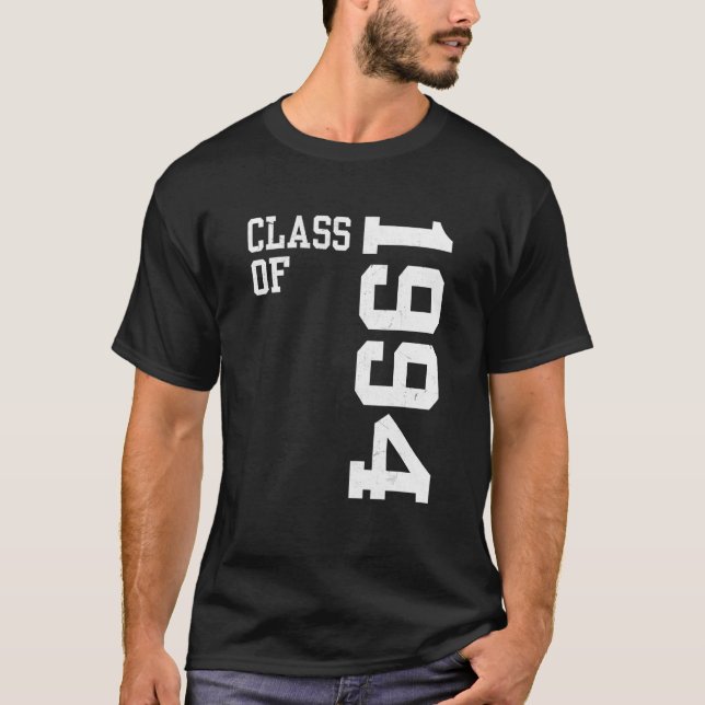 T-shirt Classe rétro de 1994 Lycée Réunion Vin (Devant)