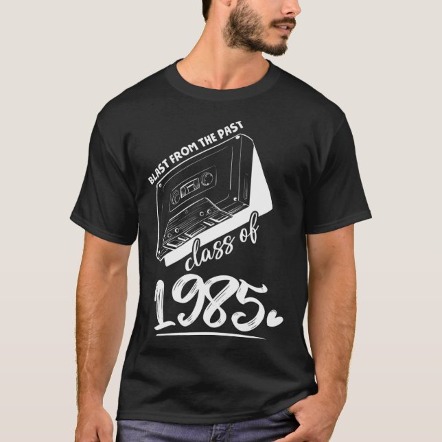 T-shirt Classe Retrouvailles de 1985 Blast de fin d'études (Devant)