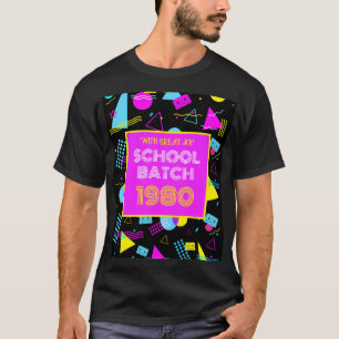 T-shirt Classe Reunion Retro School 80's Style