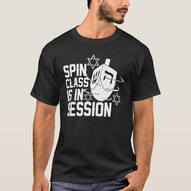 T-shirt Classe Spin Dans Session Dreidel Funny Hanoukka Je (Devant)