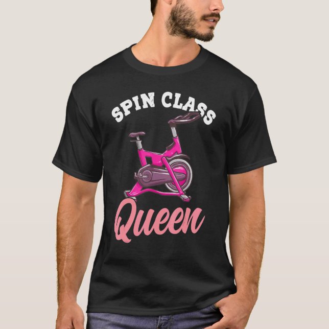 T-shirt Classe Spin Queen Cyclisme intérieur femmes (Devant)