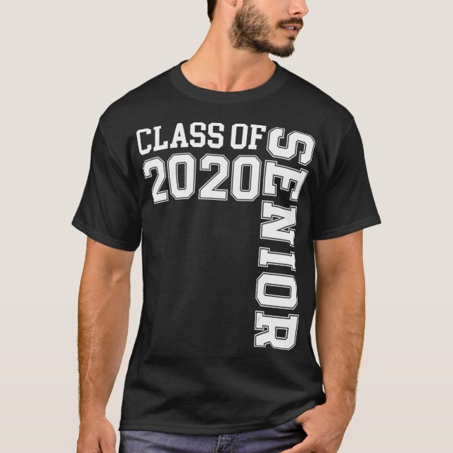 T-shirt Classe supérieure de 2020 20 Lycée Graduation Gi (Devant)