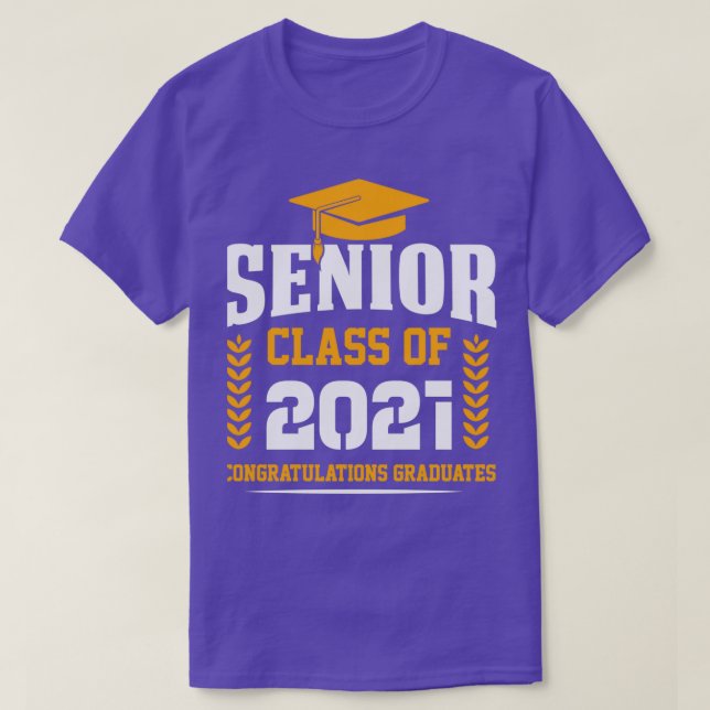 T-shirt Classe supérieure de 2021 (Design devant)