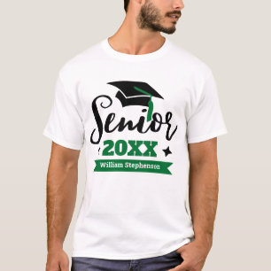 T-shirt Classe supérieure de 2022 nom de l'année de gradua