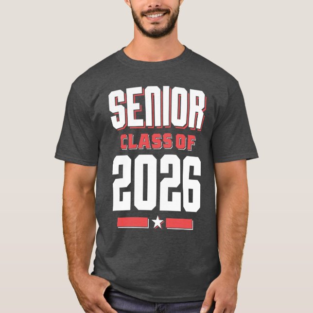 T-shirt Classe supérieure de 2026 (Devant)