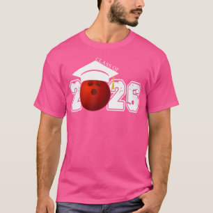T-shirt Classe Supérieure De 2026 Diplômé Du Bowling De Gr