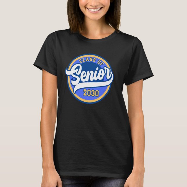 T-shirt Classe Supérieure De 2030 Lycée Collège Secondaire (Devant)