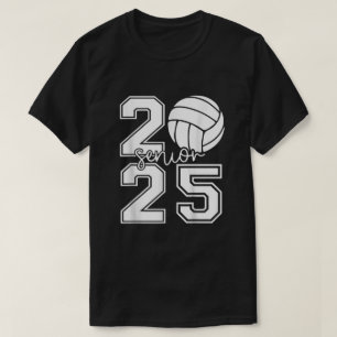 T-shirt Classe supérieure de volley-ball de 2025 graduatio