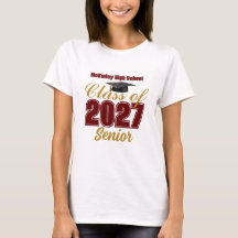 Classe supérieure féminine Marron Or personnalisée
