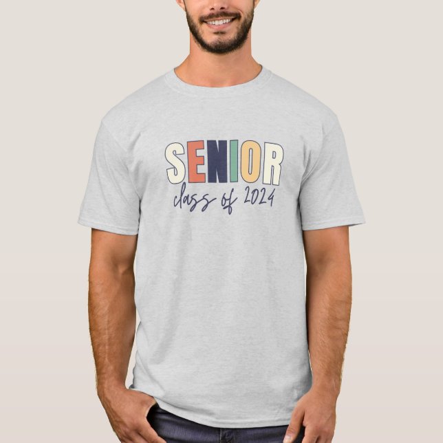 T-shirt Classe Supérieure Retro De 2024 (Devant)