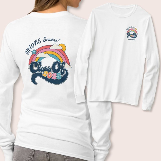 T-shirt Classe supérieure Retro personnalisée de 2025 Chem (Personalized Retro Senior Class of 2025 Shirt
)